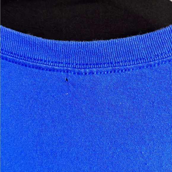 2019 Super Bowl LIII 53  LA Rams Conference Champions T-Shirt Size Large Blue - Picture 6 of 6